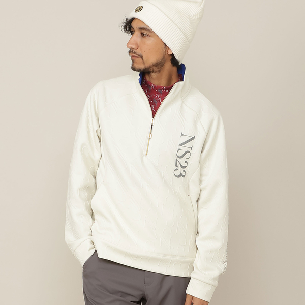 Men's】膨れJQ ハーフZIPモック | レディースファッション【JUNIOR