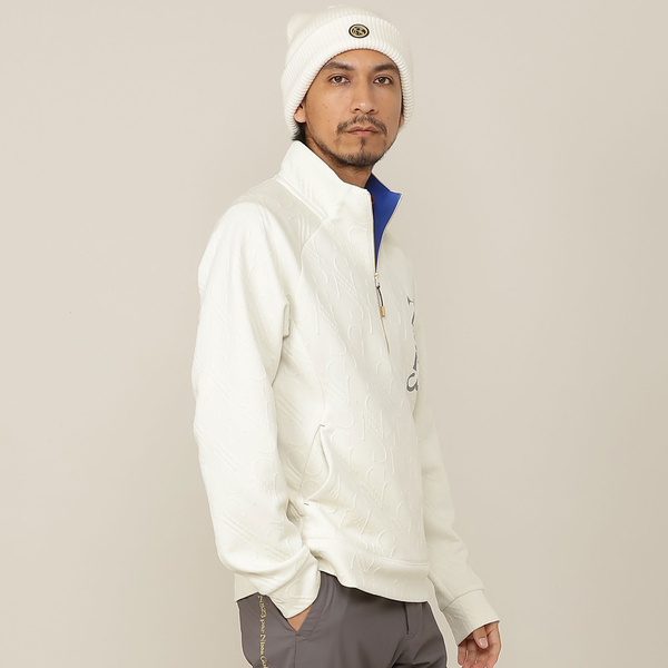 Men's】膨れJQ ハーフZIPモック | レディースファッション【JUNIOR