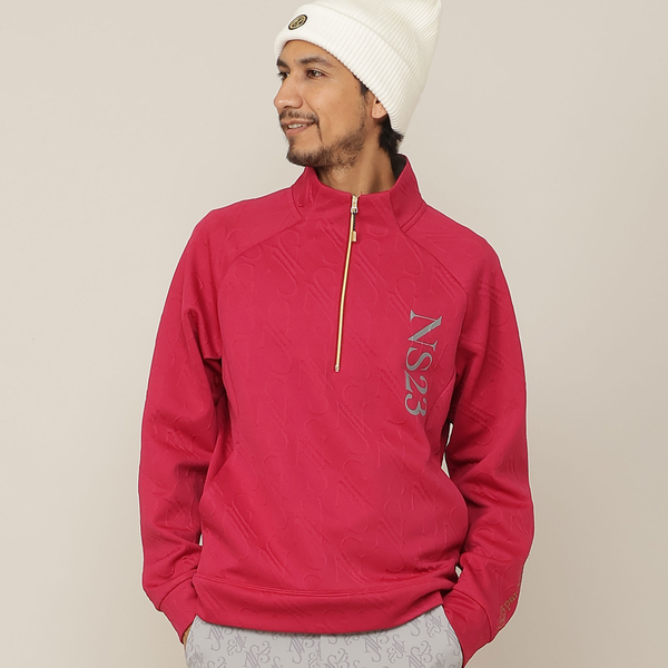 Men's】膨れJQ ハーフZIPモック | レディースファッション【JUNIOR