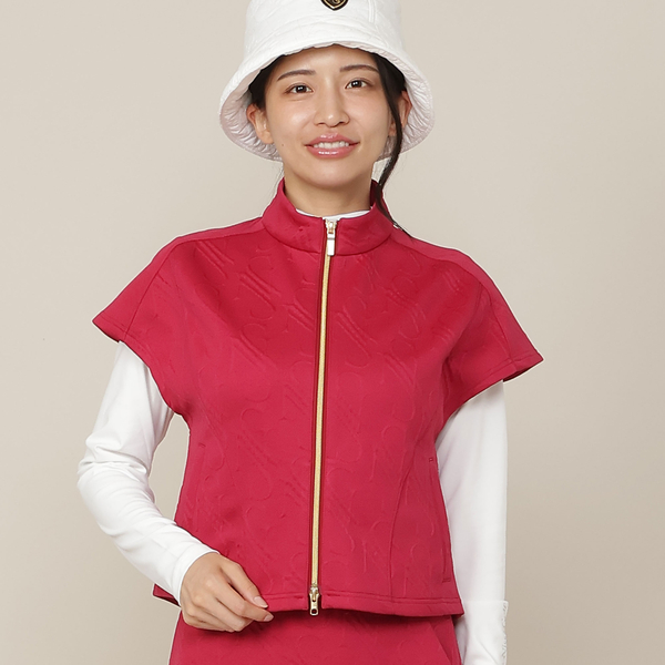 Women's／セットアップ対応】膨れJQ ZIPベスト | レディース