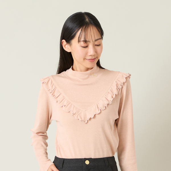 エヌエス23・パー・ニッサゴルフ　（NS23 par Nissa Golf）/【レディース】ラメ入り長袖モックネックインナー レディース】ラメ入り長袖モックネックインナー | レディース