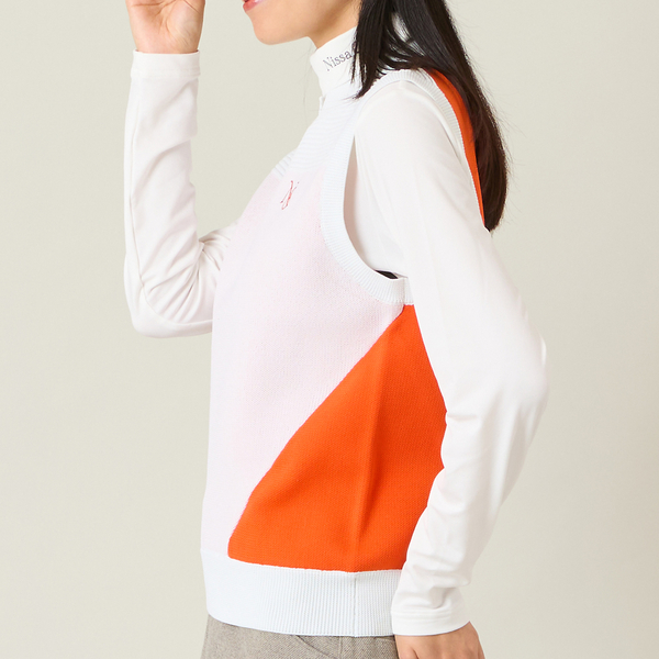 Bandel Golf woman'sVネックニットベスト 2023モデル Bandel Golf woman'sVネックニットベスト 2023モデル Bandel Golf