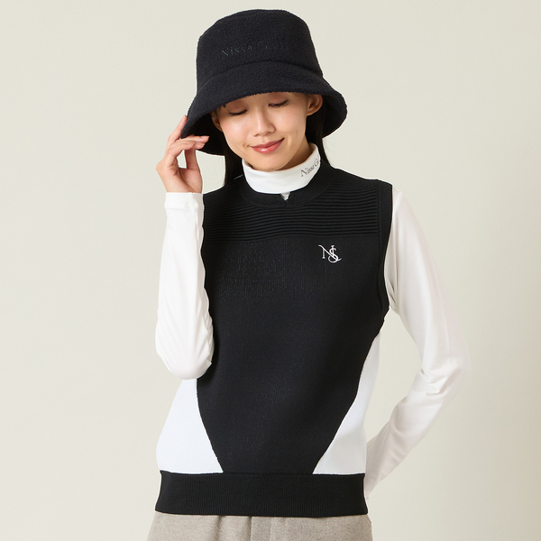 レディース】配色ニットベスト | レディースファッション【JUNIOR