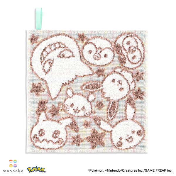 モンポケ』 みんなといっしょ ループ付タオルハンカチ | レディース