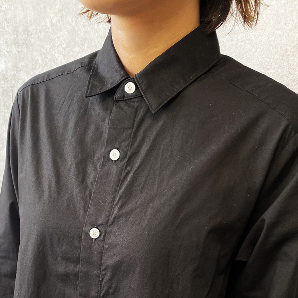 黒紋付染】シャツワンピース(横) | レディースファッション【JUNIOR