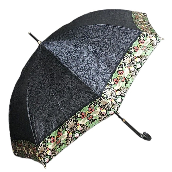 V&A モリス いちご泥棒 ジャカード生地晴雨兼用傘 折りたたみ傘 通販 - ディノス