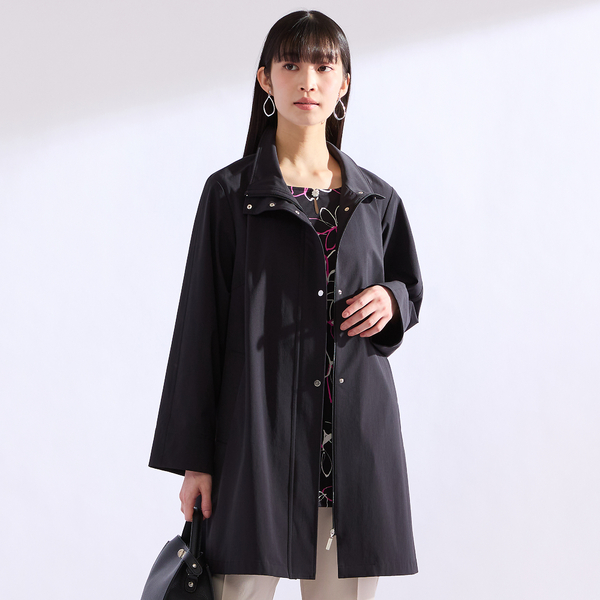M～4L】はっ水スタンドカラーコート | レディースファッション【JUNIOR
