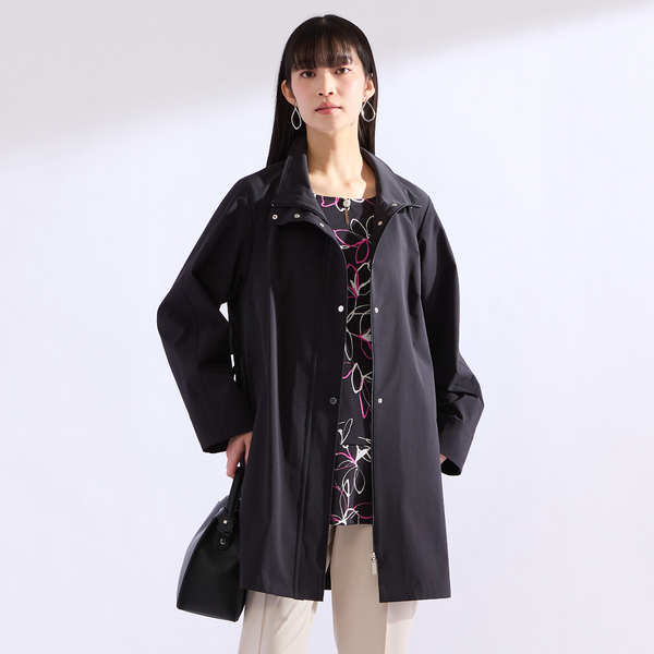 M～4L】はっ水スタンドカラーコート | レディースファッション【JUNIOR
