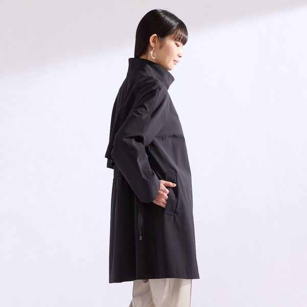 M～4L】はっ水スタンドカラーコート | レディースファッション【JUNIOR