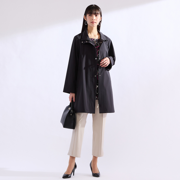M～4L】はっ水スタンドカラーコート | レディースファッション【JUNIOR