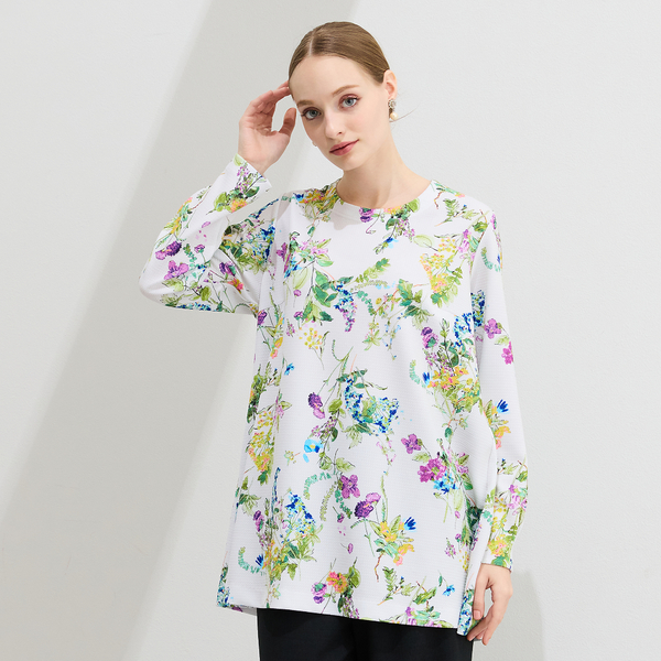 M～4L】フラワープリントチュニック | レディースファッション【JUNIOR