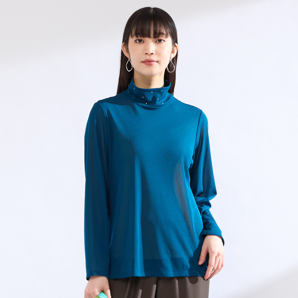 Liliane Burty（Lサイズ） / リリアンビューティ 【Sprout.】配色使いプルオーバーTシャツ Liliane Burty｜【Sprout.】配色使いプルオーバーTシャツ