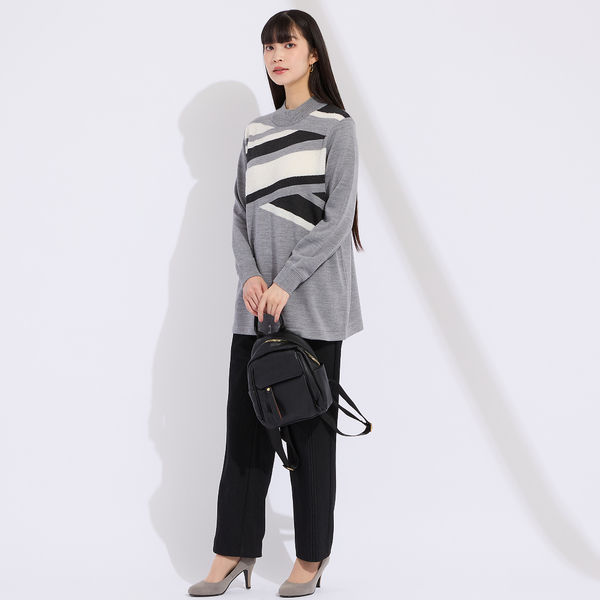 L～4L】クロスボーダーニット | レディースファッション【JUNIOR