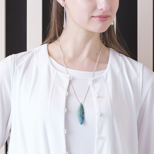 ターコイズトップ ネックレス | レディースファッション【JUNIOR