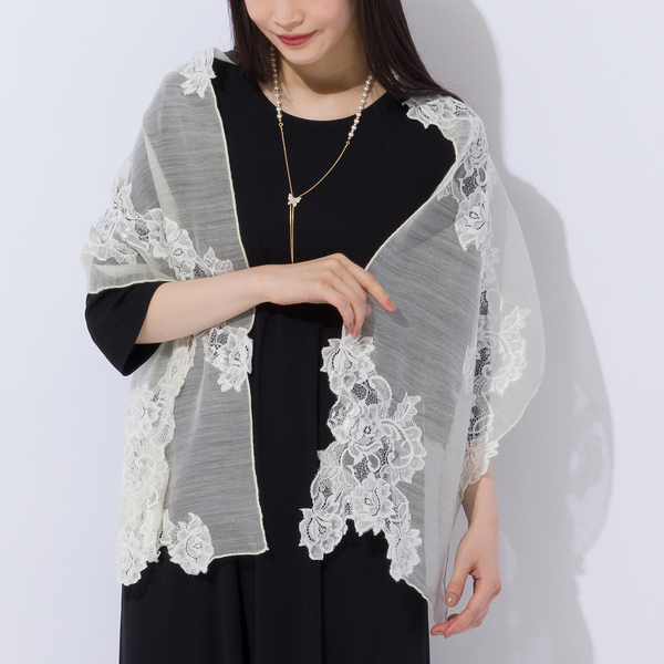 シアーレースストール | レディースファッション【JUNIOR Online Shop】