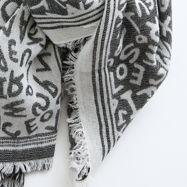 イタリア製英字ロゴストール | レディースファッション【JUNIOR