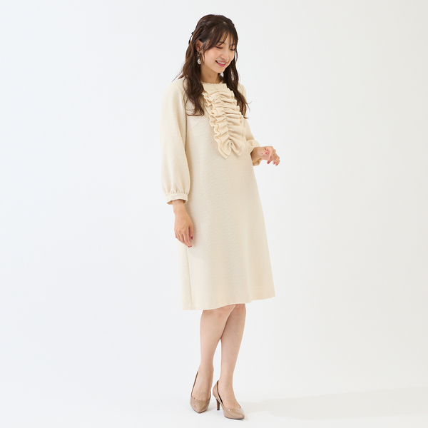 配色ツイードポイントリボンワンピース 配色ツイードポイントリボンワンピース – BUNNY APARTMENT