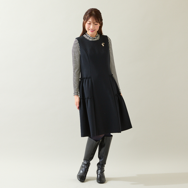 ティアードジャンパースカート | レディースファッション【JUNIOR