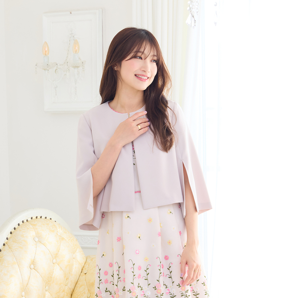 ローズティアラ（Rose Tiara）/【接触冷感/シワになりにくい】ケープジャケット 接触冷感/シワになりにくい】ケープジャケット | レディース