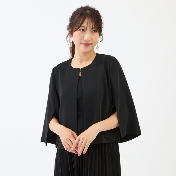 接触冷感/シワになりにくい】ケープジャケット | レディース
