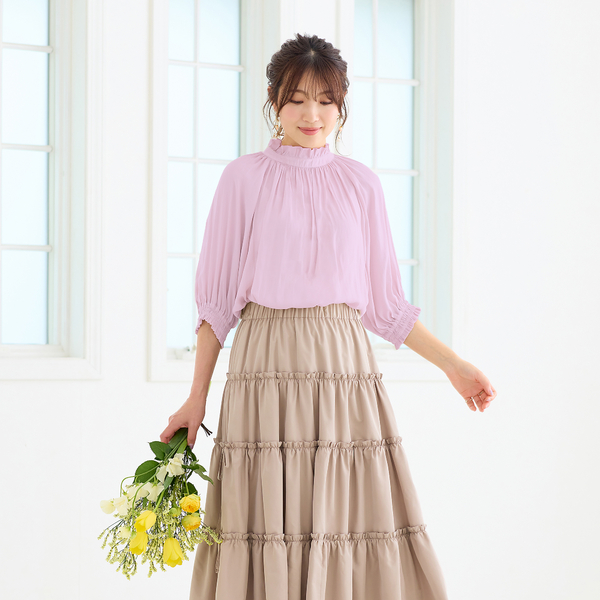 フリルバンドカラーブラウス | レディースファッション【JUNIOR Online
