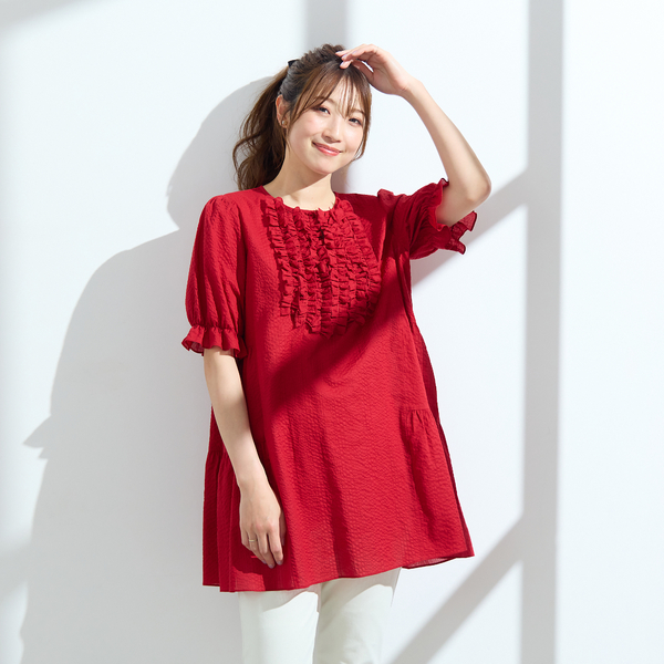 大きいサイズ★美品 【ローズティアラ】 チュニック (XL) ティアード いちご 楽天市場】チュニック（ブランドローズティアラ）（レディース
