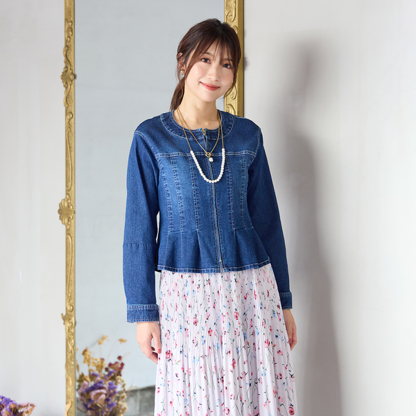 18,700円　ローズティアラ　カットソーロングカーディガン　黒　38 18,700円 ローズティアラ カットソーロングカーディガン 黒 38