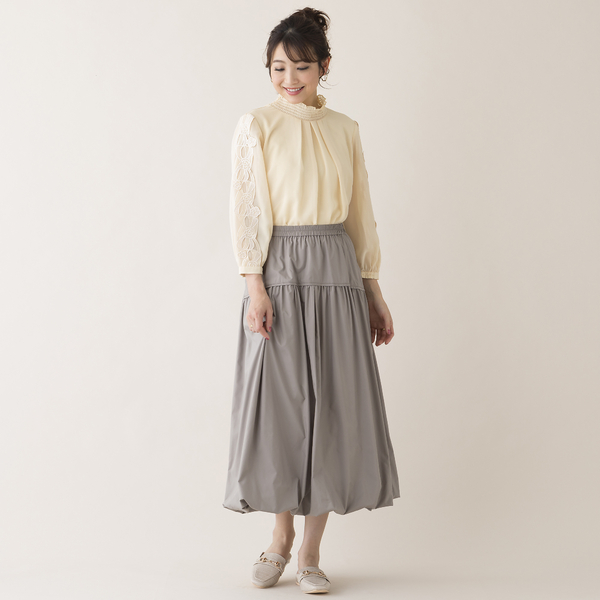 パウダータフタバルーンスカート | レディースファッション【JUNIOR ...
