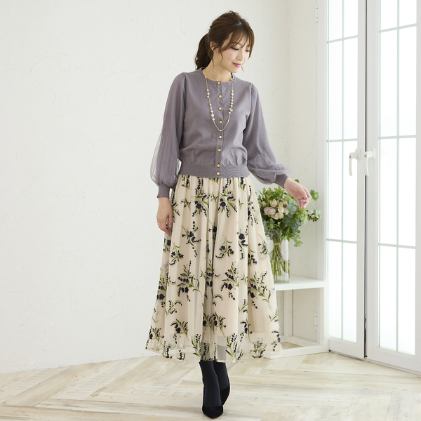 スズランチュール刺繍スカート | レディースファッション【JUNIOR ...
