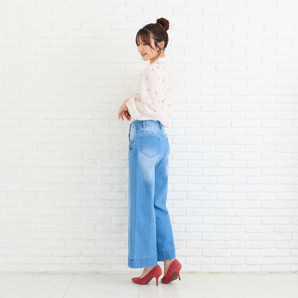 izun様 おまとめ専用YOKANG☆ワンピース ワイドデニムパンツ、ボレロ ROPÉ PICNIC(ロペピクニック) / 【emur/エミュール】ワイドストレート