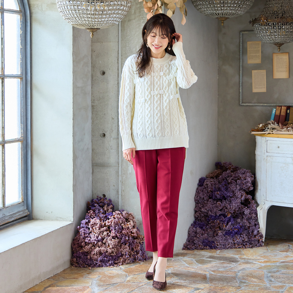 美品希少☆ローズティアラ撥水春夏コートワンピース大きいサイズ46（15〜17淡紫 フロッキープリントワンピース（51015406） | Rose