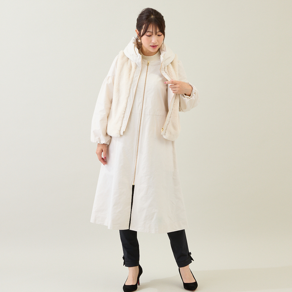 3WAY】ダウンベスト付きコート | レディースファッション【JUNIOR