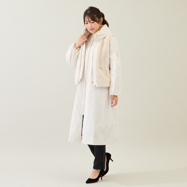 3WAY】ダウンベスト付きコート | レディースファッション【JUNIOR