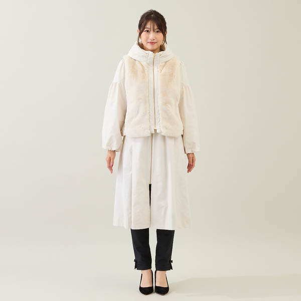 3WAY】ダウンベスト付きコート | レディースファッション【JUNIOR