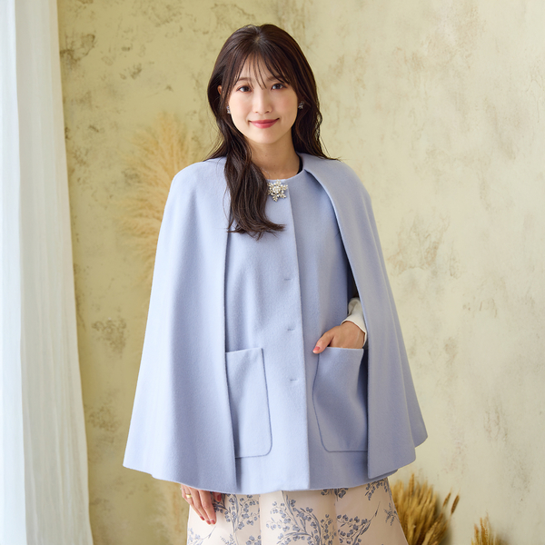 chouchou★ローズティアラ★刺繍ネイビー ジャケットコートサイズ46 新品！タグ付き】☆ローズティアラ☆刺繍ネイビー ジャケット