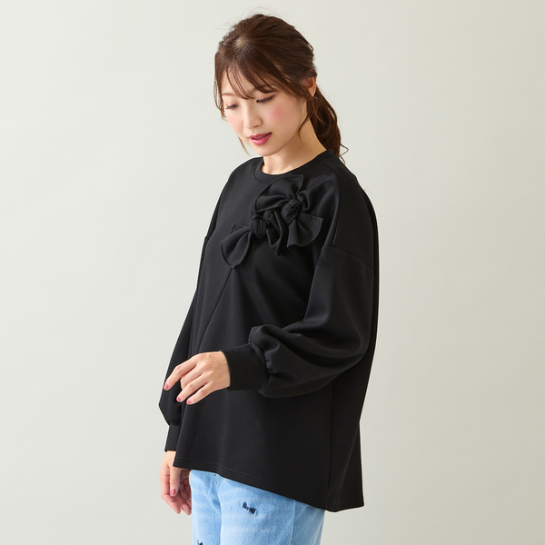 リボンコクーンカットソー | レディースファッション【JUNIOR Online