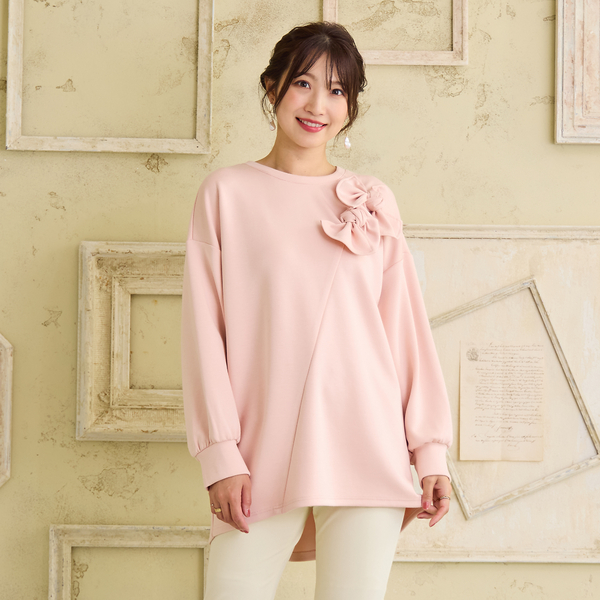 Rose Tiara ローズティアラ　コート　レース　りぼん柄　白　ホワイト Rose Tiara - 46♡Rose Tiara リボンレース コート ノーカラーの