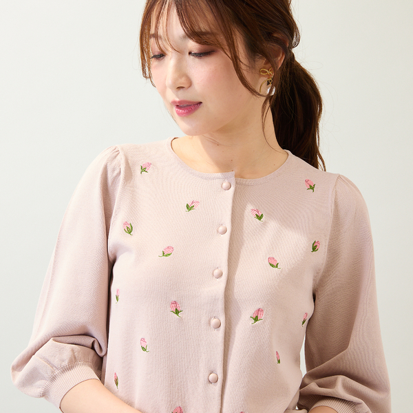 GWラスト値引美品ローズティアラバックフレアジレコートベージュ大きいサイズ46 Rose Tiara(ローズティアラ) | レディースファッション【JUNIOR