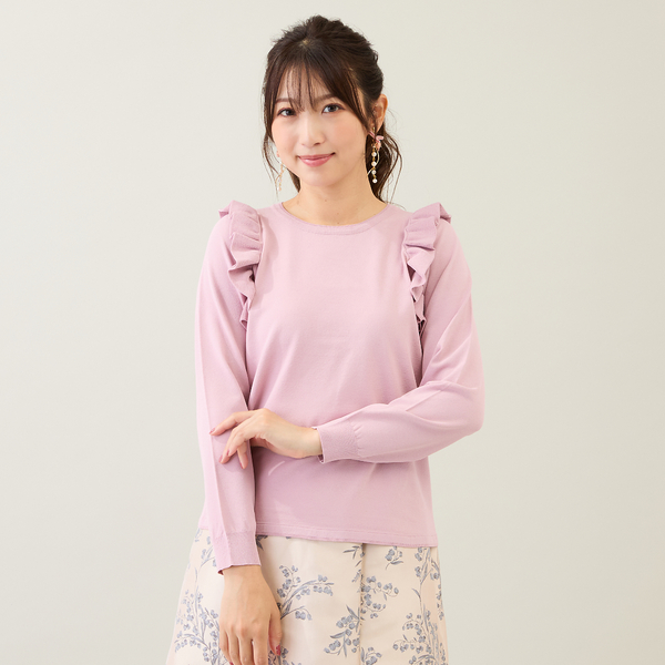 フリルニットプルオーバー | レディースファッション【JUNIOR Online