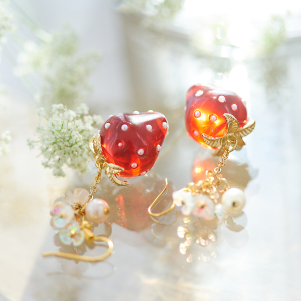 いちごのピアス | レディースファッション【JUNIOR Online Shop】