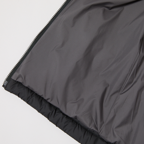 キャメル入り中綿・ジップアップフーディージレ | レディース