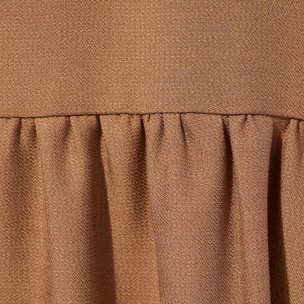 ハレの日・セットアップ対応】ハイウエスト・ギャザードレス