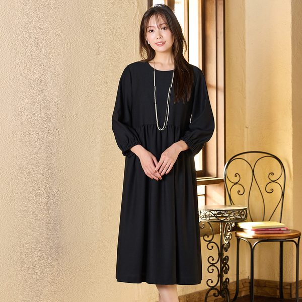 【NEW】ピサーノ（PISANO）/【ハレの日・セットアップ対応】ハイウエスト・ギャザードレス ハレの日・セットアップ対応】ハイウエスト・ギャザードレス