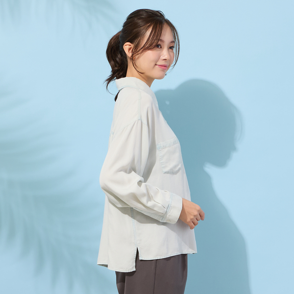 手洗いOK・セットアップ対応】製品洗い・テンセルデニムシャツ