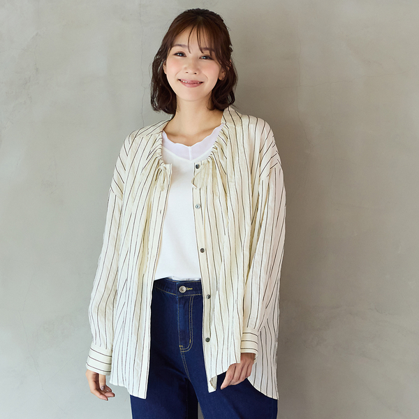 パラスパレス⭐︎マルチストライプ 綿ブラウス パラスパレス⭐︎マルチ