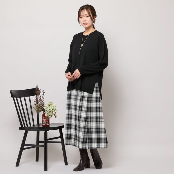 ピサーノ（PISANO）/【セットアップ対応】Aラインチェック柄スカート セットアップ対応】Aラインチェック柄スカート | レディース