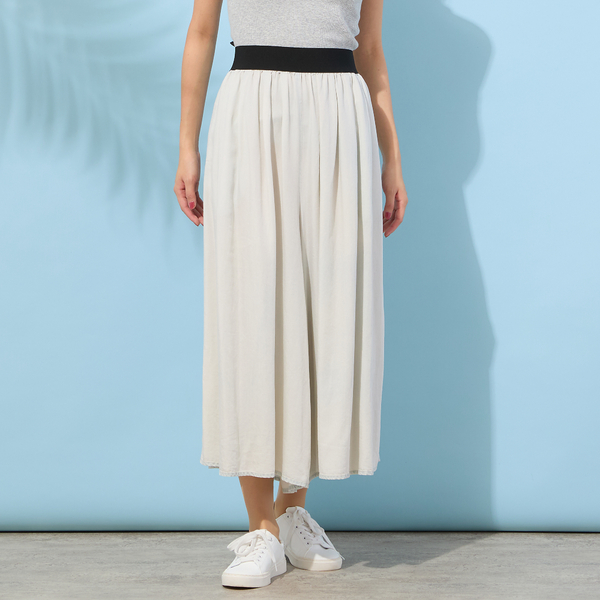 手洗いOK・セットアップ対応】製品洗い・テンセルデニムキュロット