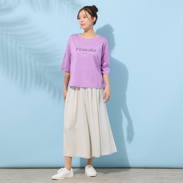 手洗いOK・セットアップ対応】製品洗い・テンセルデニムキュロット