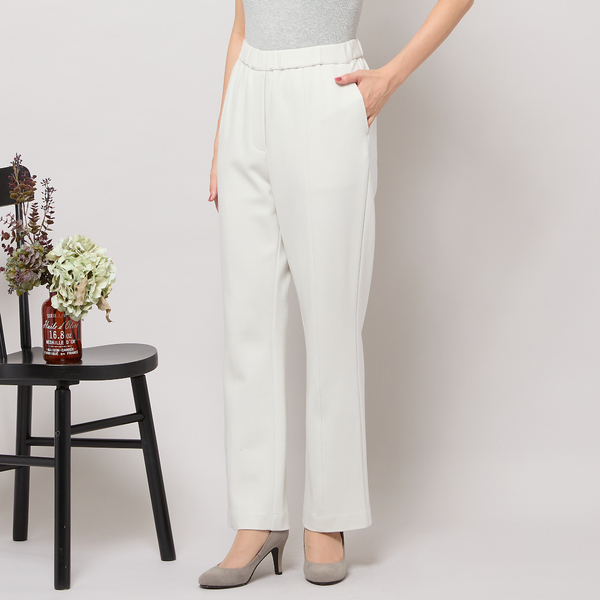 手洗いOK・発熱】フルレングスストレートシルエットパンツ