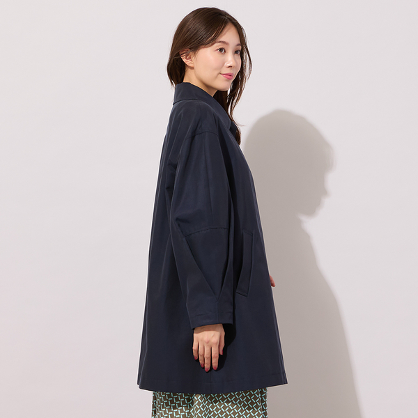 【ぷっくぷく】WTAPS 17ssステンカラーコート 接触冷感】デザインタックスリーブ・ステンカラーコート | レディース